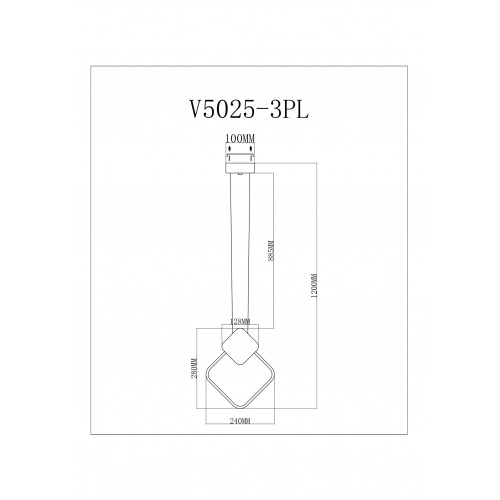 Светильник Moderli Store V5025-3PL