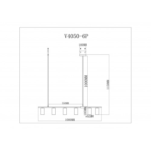 Светильник Moderli V4050-6P