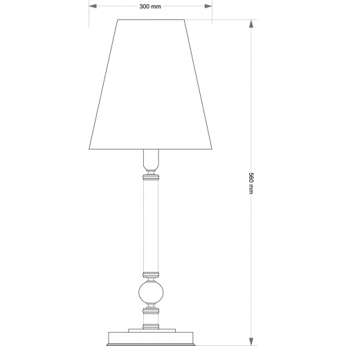 Настольная лампа Kutek ROSSANO ROS-LG-1(P/A)