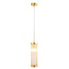 Светильник подвесной Crystal Lux TADEO TADEO SP1 D100 GOLD/TRANSPARENTE