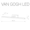 Настенный светильник VAN GOGH LED 9350