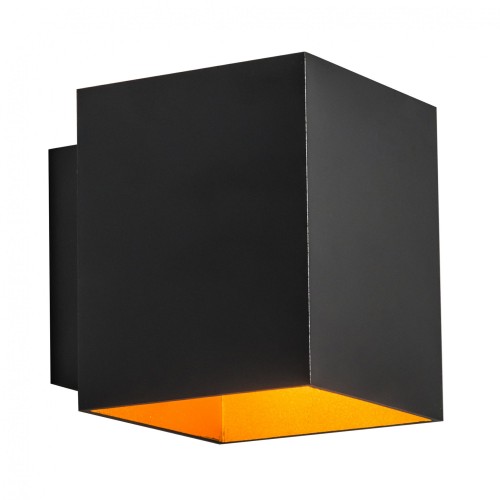 Бра Zumaline SOLA WL SQUARE BLACK-GOLD 91063