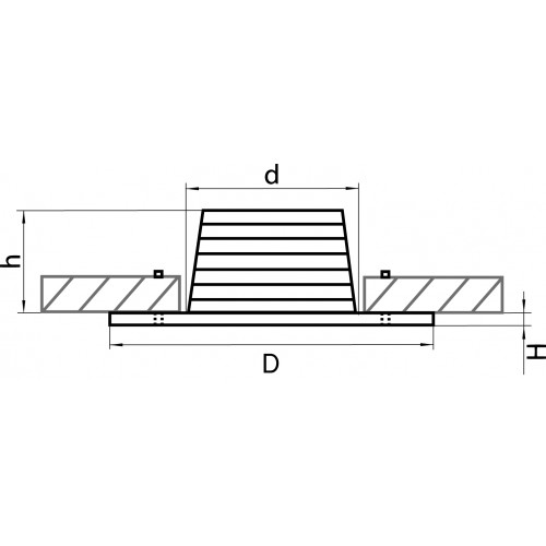 Светильник точечный встраиваемый Leddy 3W 212175