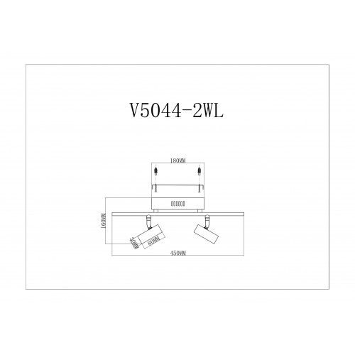 Спот Moderli Right V5044-2WL