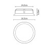 Настенно-потолочный светильник Fabbian Luna D58G0200