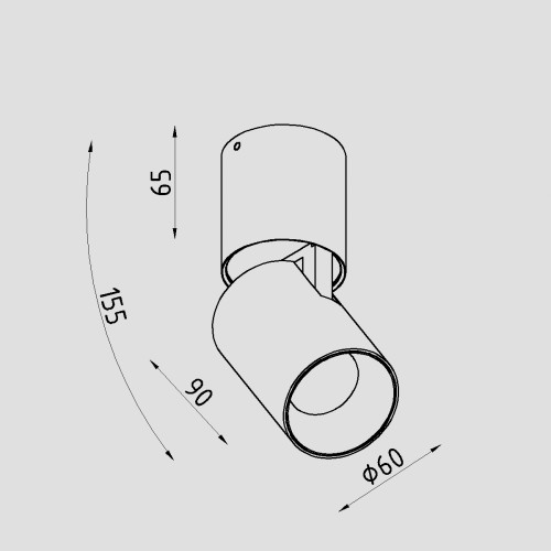 Светильник накладной Lighttech Column 12W LTM03005