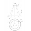 Подвесной светильник Maytoni Rim MOD058PL-L74B4K