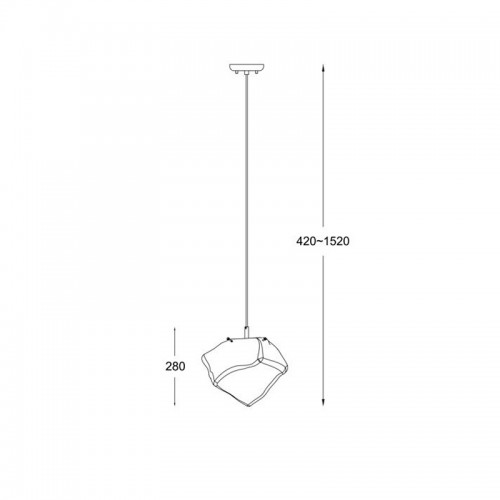 Подвесной светильник Zumaline ROCK P0488-01B-U8AC