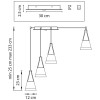 Подвесной светильник Cone 757069