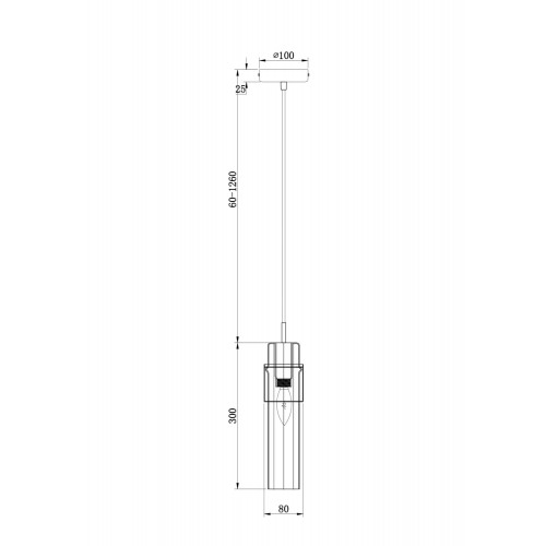 Подвесной светильник Freya Loft Botello FR4002PL-01G