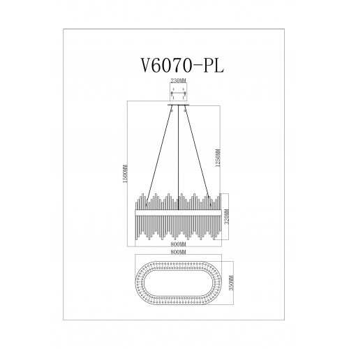 Светильник Moderli V6070-PL