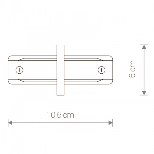 Коннектор прямой Nowodvorski Profile Recessed 8967