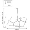 Люстра подвесная Struttura 742107