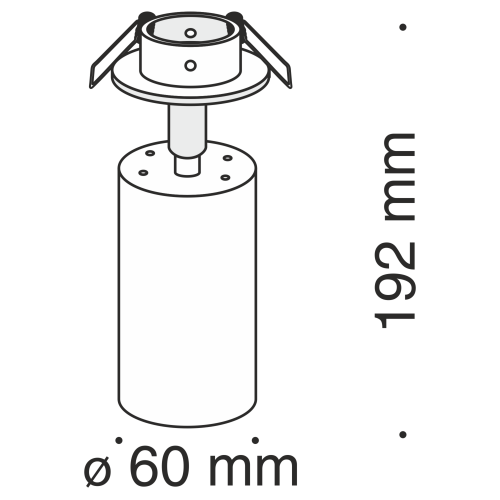 Потолочный светильник Focus C018CL-01W