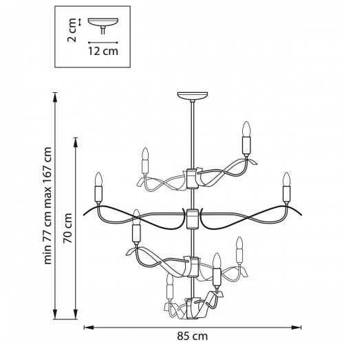 Люстра Lightstar Ragno 733283