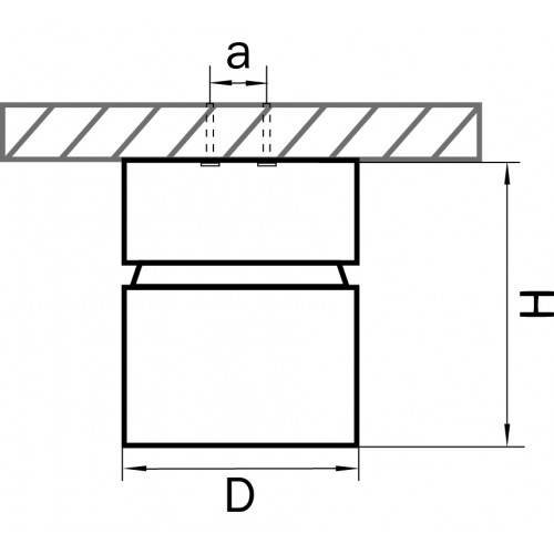 Точечный накладной светильник FORTE MURO 15W 214817