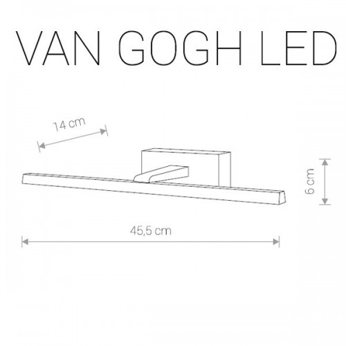 Настенный светильник VAN GOGH LED 9346