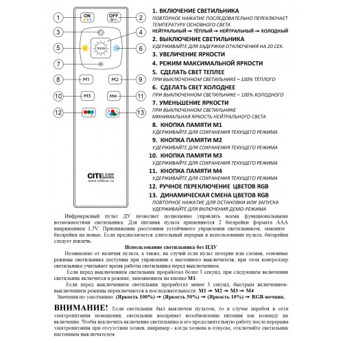 Люстра потолочная Citilux Симпла CL714K680G