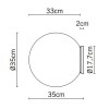 Настенно-потолочный светильник Fabbian Lumi Sfera F07G2901