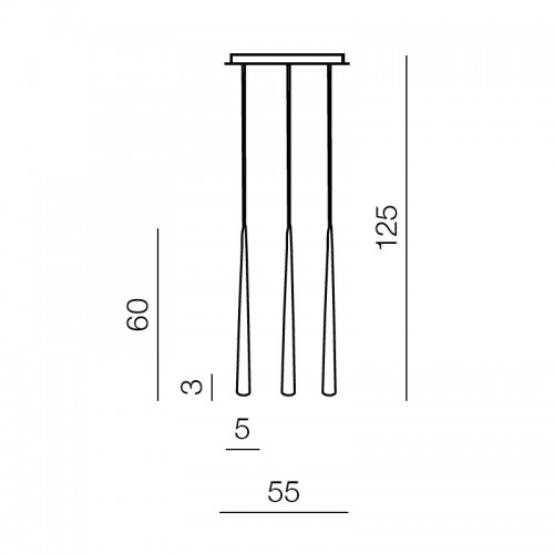 Светильник подвесной Azzardo Stylo 3 AZ0133