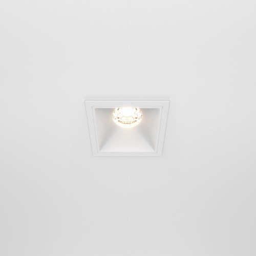 Встраиваемый светильник Maytoni Downlight Alfa LED DL043-01-10W3K-SQ-W