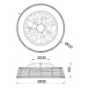 Люстра потолочная-вентилятор Mantra INDONESIA 7810