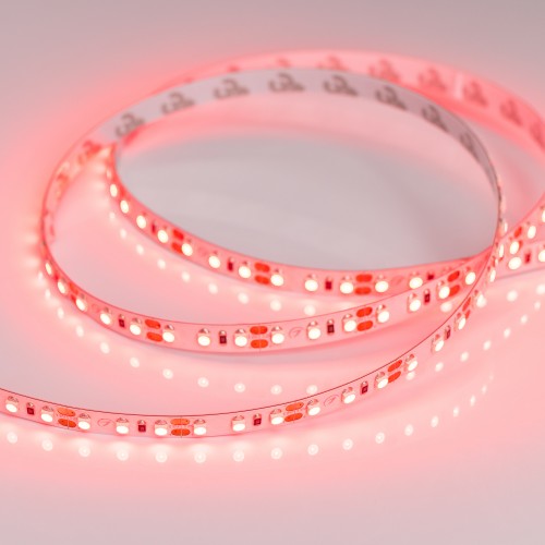 Светодиодная лента RT 2-5000 12V Red 2x (3528, 600 LED, LUX) (Arlight, 9.6 Вт/м, IP20)