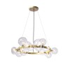 Люстра Crystal Lux AGATA SP15 V2 GOLD/TRANSPARENTE