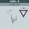 Садово-парковый фонарь Fumagalli DN K22.156.S30.BXF1RDN