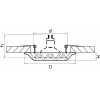 Светильник точечный встраиваемый Helio 011198