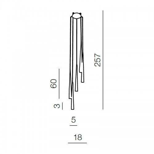 Светильник подвесной Azzardo Stylo 5 AZ0119