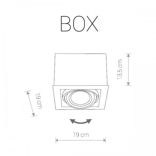 Встраиваемый светильник BOX 9495