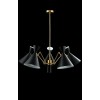 Люстра Crystal Lux JOVEN SP5 GOLD/BLACK