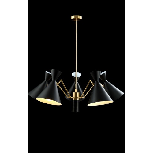 Люстра Crystal Lux JOVEN SP5 GOLD/BLACK