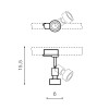 Трековый светильник Azzardo Jane track AZ2460