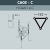 Парковый фонарь Fumagalli NOEMI E35.205.000.WYH27