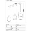 Светильник подвесной Lucide TOLEDO 74405/03/62