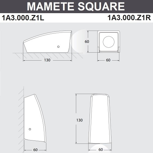 Фасадный светильник Fumagalli MAMETE 1A3.000.000.LXZ1L