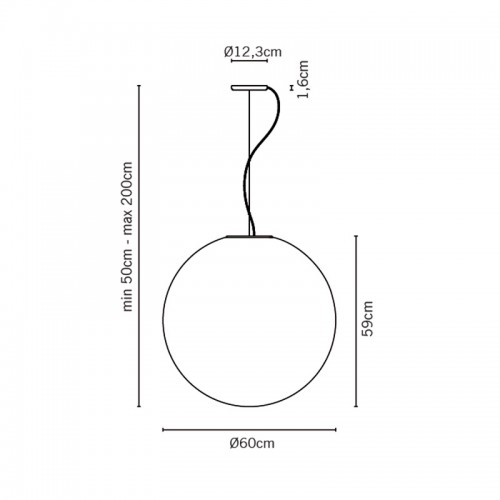 Подвесной светильник Fabbian Lumi Sfera F07A2701