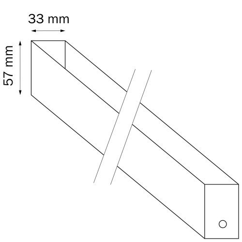 Трек двухконтактный однофазный Barra Lightstar 505027