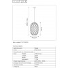 Светильник подвесной Lucide WOLFRAM 21417/32/30