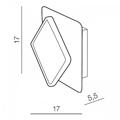 Бра Azzardo Onyx AZ3357