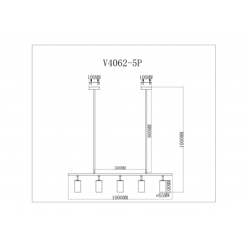 Светильник Moderli V4062-5P