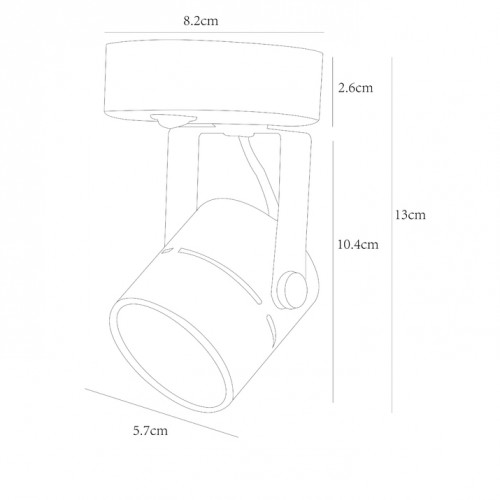 Спот Arte Lamp MIZAR A1311AP-1WH