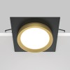 Встраиваемый светильник Maytoni Downlight Hoop DL086-GX53-SQ-BG