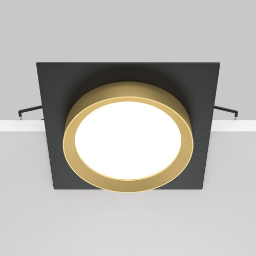 Встраиваемый светильник Maytoni Downlight Hoop DL086-GX53-SQ-BG