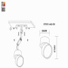 Светильник потолочный поворотный ST Luce 9W ST651.442.09