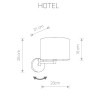 Настенный светильник HOTEL 9303