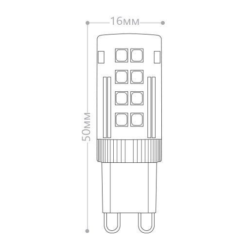 Светодиодная лампа Feron G9 5W 6400K 25771