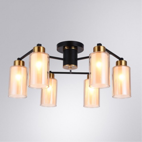 Потолочная люстра Arte Lamp LEO A7027PL-6BK